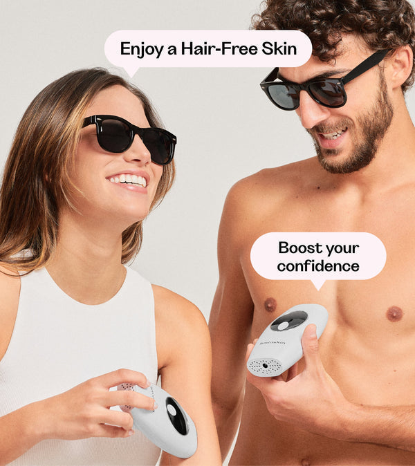 5 Min Skin at-Home IPL Hair Removal Handset – Long-Lasting Hair Reduction for Body, Face, and Bikini Area, Pain-Free & Easy to Use