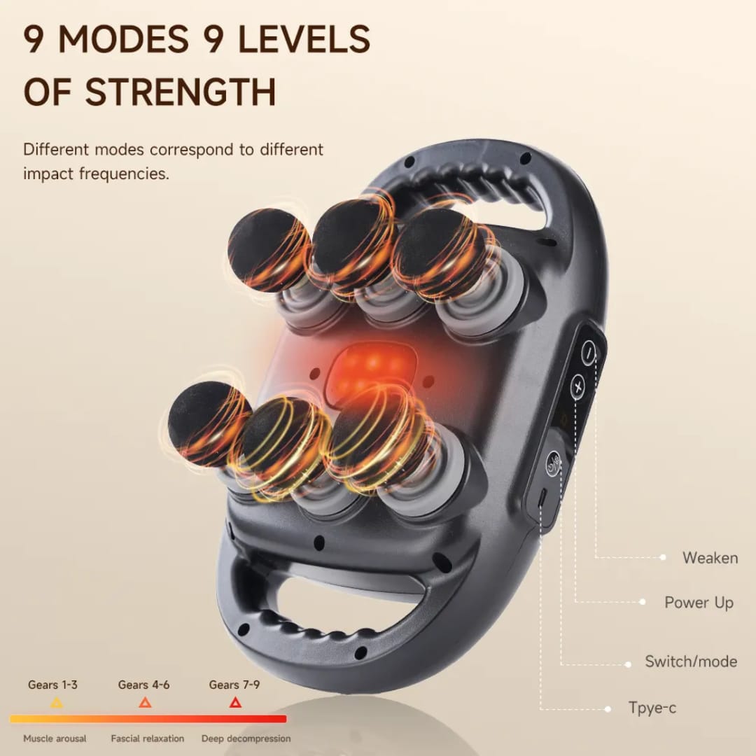Six Head Massager
