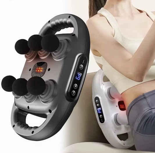 Fascia Gun Muscle Massager Gun Back Waist Shoulder Legs Massage Machine Six-head