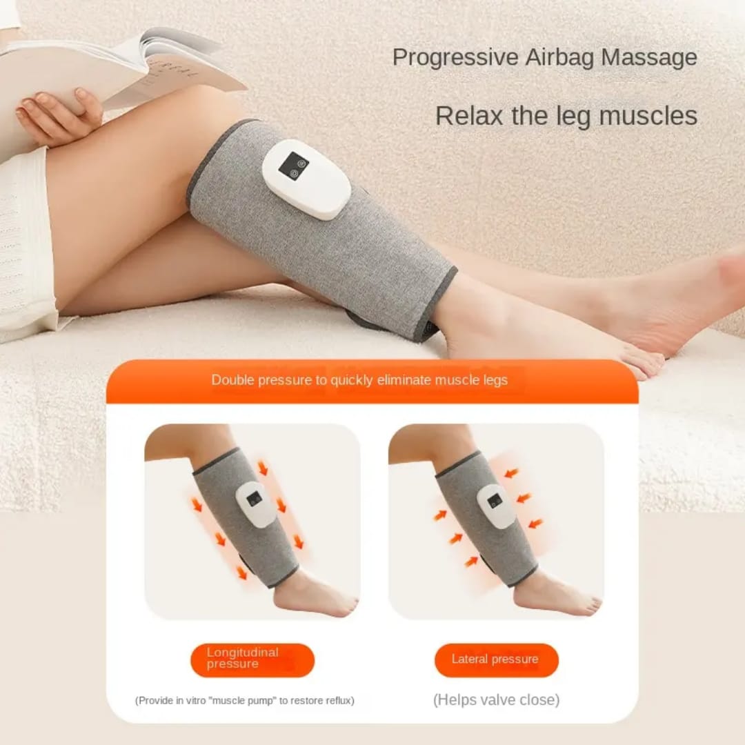 Leg Massager Heated Air Compression Calf Relaxation