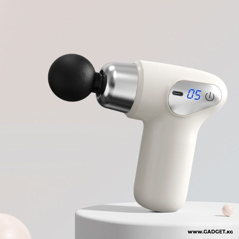 Muscle Massager Gun for Pain Relief, 4 Massage Heads