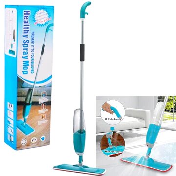Healthy Spray Mop – Quick & Easy Floor Cleaning with Built-in Water Sprayer