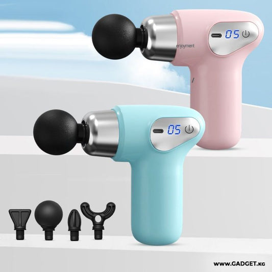 Muscle Massager Gun for Pain Relief, 4 Massage Heads