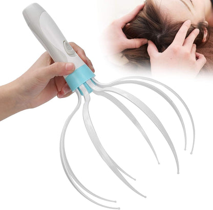 Electric Scalp Massager, Vibration Head Massage Scratcher Octopus Shape Relaxation Tool