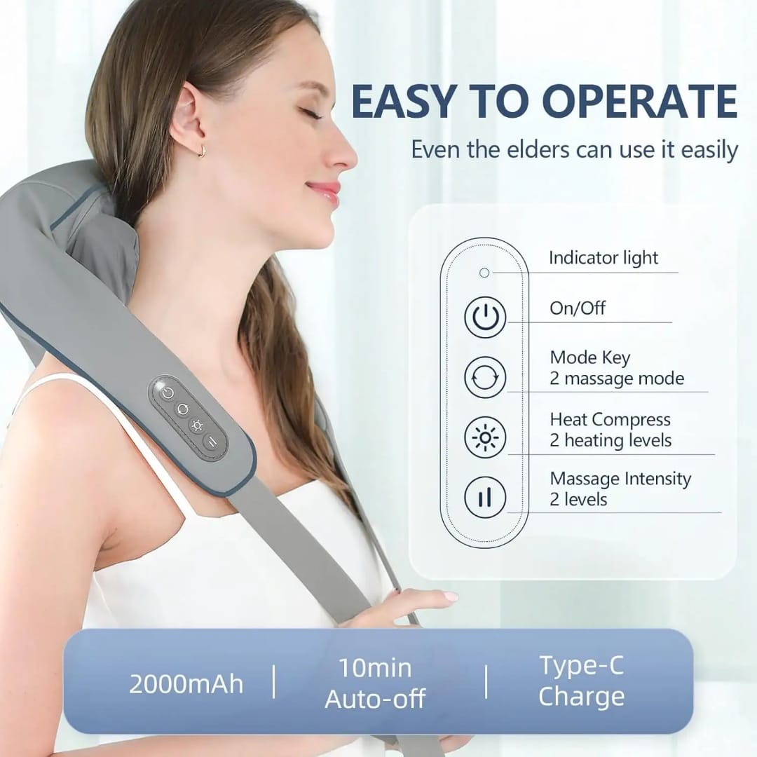 Smart Neck Massager – Relax Anytime, Anywhere!