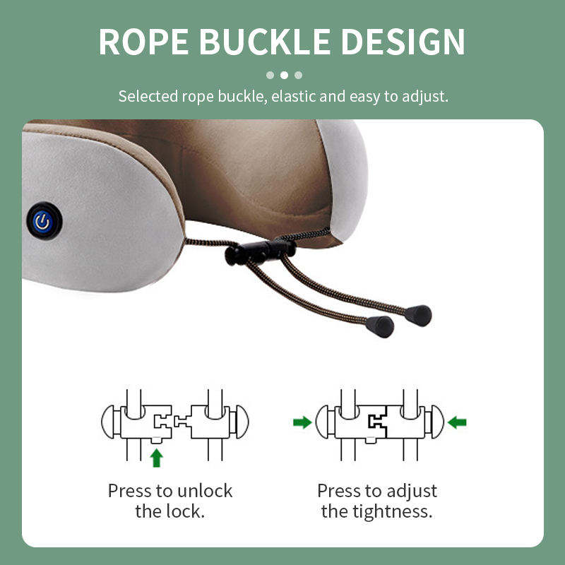 Neck and Shoulder Massager with Heat, Portable Massage Pillow