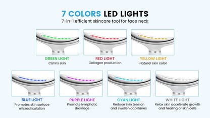HY69 GlowLift™ Neck Beauty Device – 7-Color LED Skin Rejuvenation