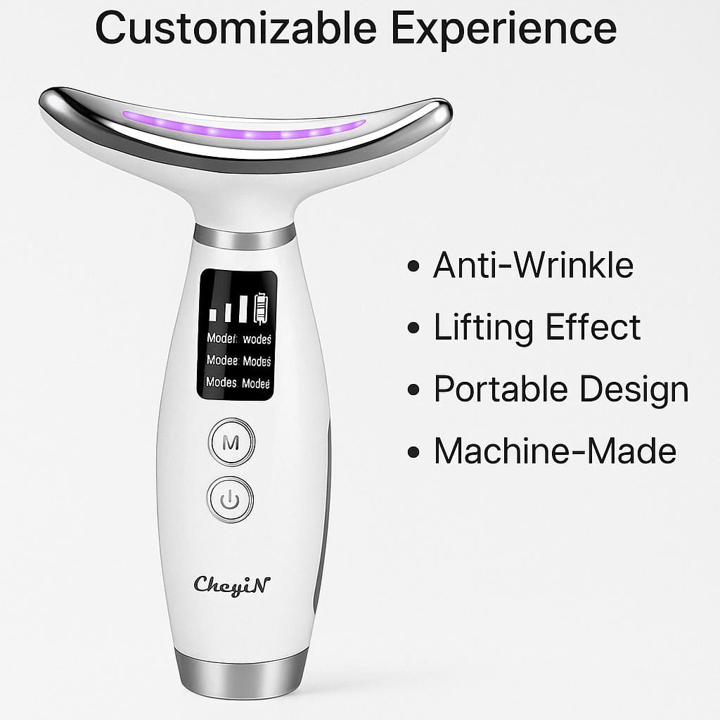 HY69 GlowLift™ Neck Beauty Device – 7-Color LED Skin Rejuvenation
