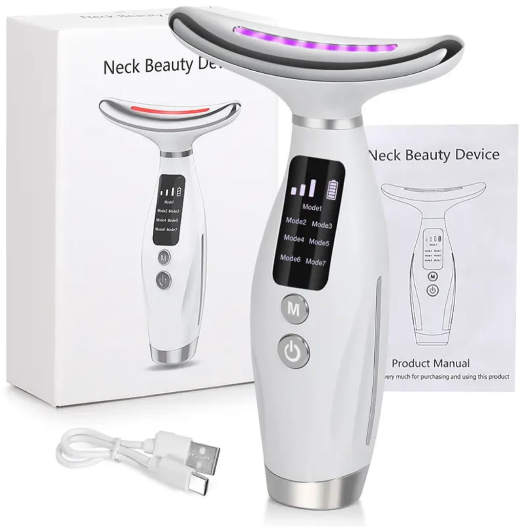 HY69 GlowLift™ Neck Beauty Device – 7-Color LED Skin Rejuvenation