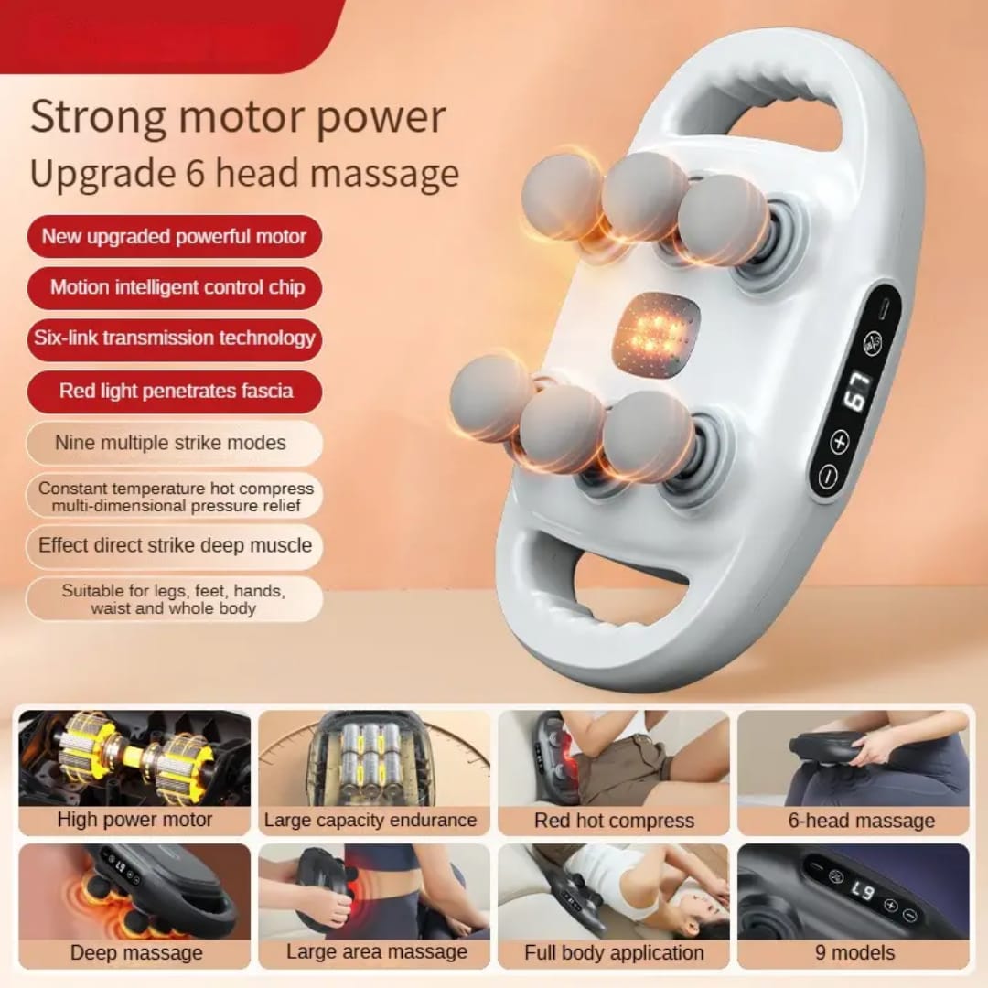 Six Head Massager