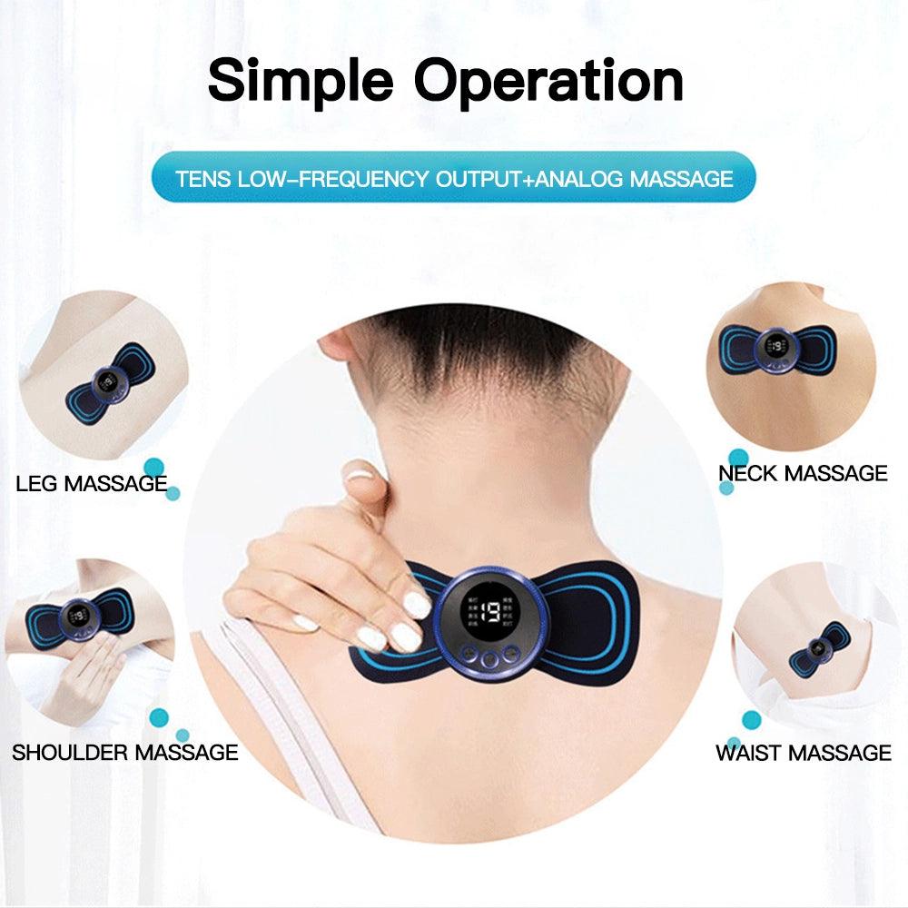 Electric EMS Cervical Back Muscle Pain Relief Mini Neck Massager