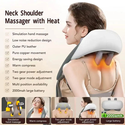 Smart Neck Massager – Relax Anytime, Anywhere!